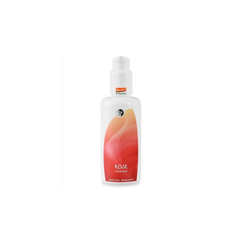 ROSE Mleczko oczyszczające do cery suchej i delikatnej 150 ml Martina Gebhardt Naturkosmetik