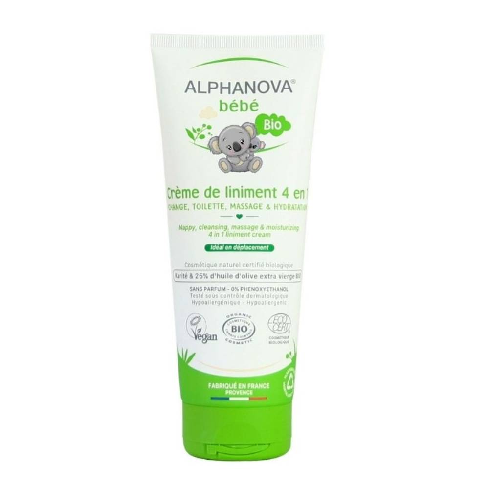 Krem Nawilżająco-oczyszczający 4w1, BIO Liniment, 200 ml Alphanova Bebe