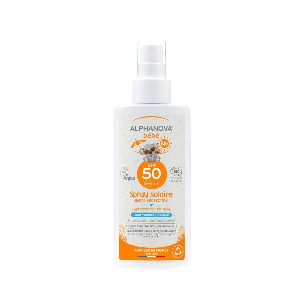 Przeciwsłoneczny Spray o wysokim filtrze SPF 50 Alphanova Bebe