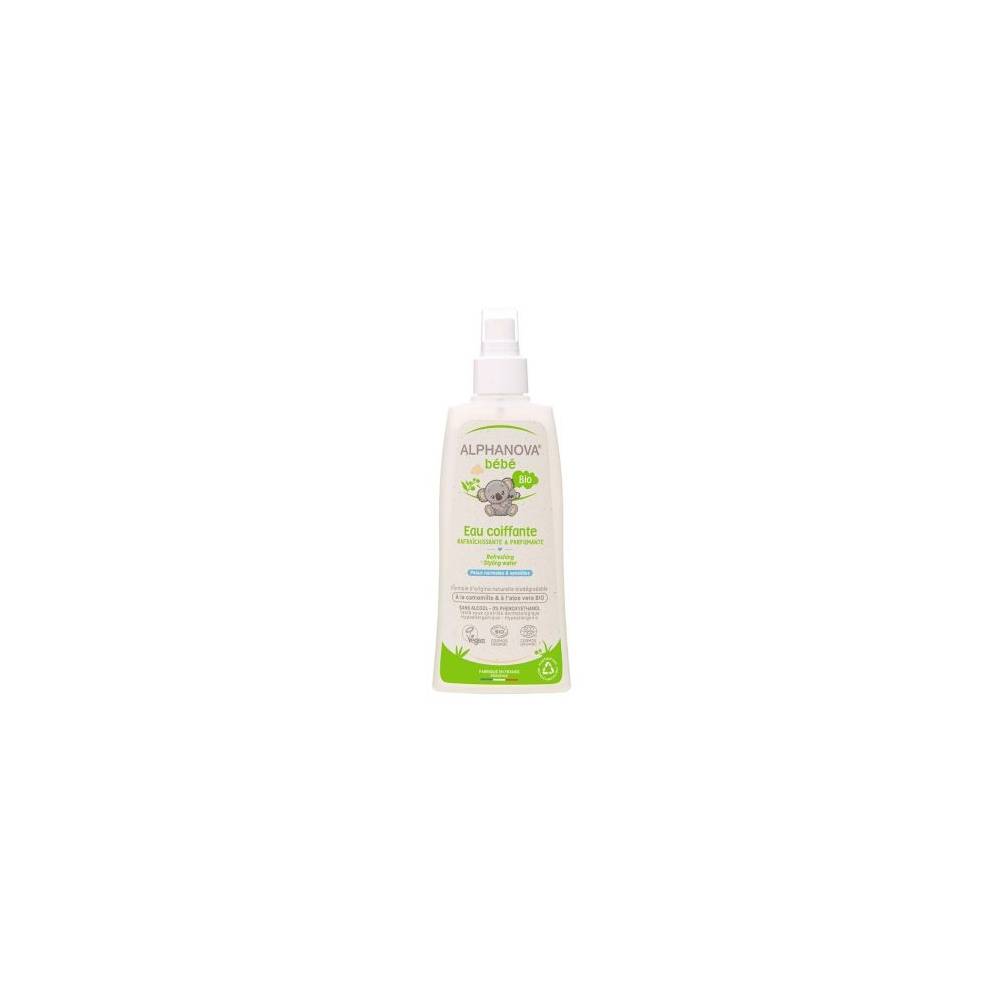 Woda do rozczesywania i mycia włosów 200 ml Alphanova Bebe