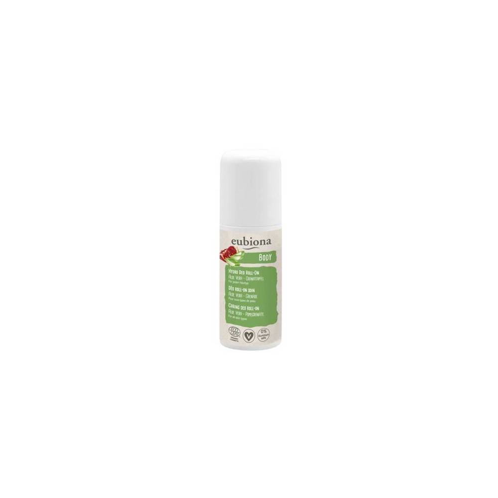 Dezodorant roll-on z bio-aloesem i bio-granatem do skóry wrażliwej Eubiona