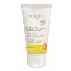 Krem na słońce SPF 30 z masłem shea i owocem granatu do skóry wrażliwej 50 ml, Eubiona