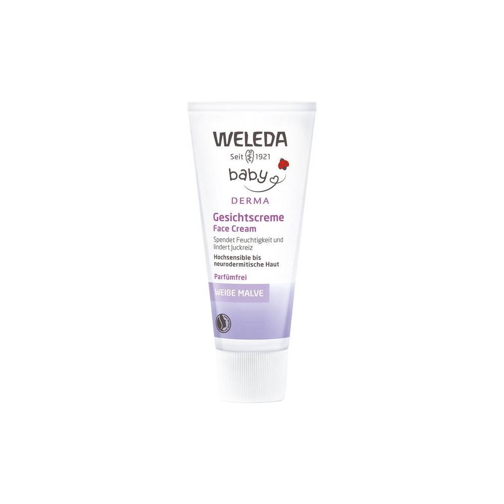 Krem do twarzy dla dzieci z prawoślazem (Biała malwa), do skóry wrażliwej i atopowej, 50 ML, WELEDA