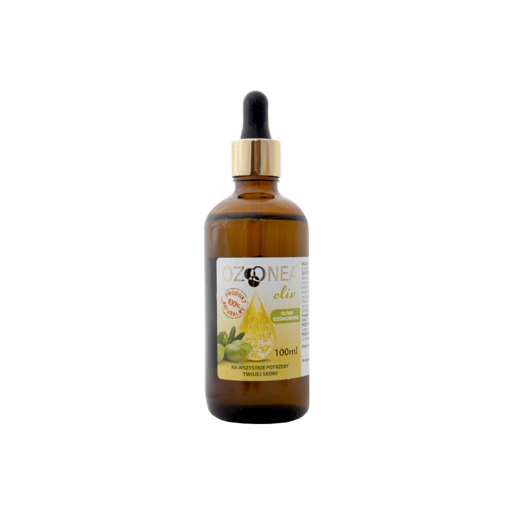 OZONEA oliv Ozonowana oliwa z oliwek 100 ml z pipetą, gojenie skóry AZS, łuszczyca, egzema