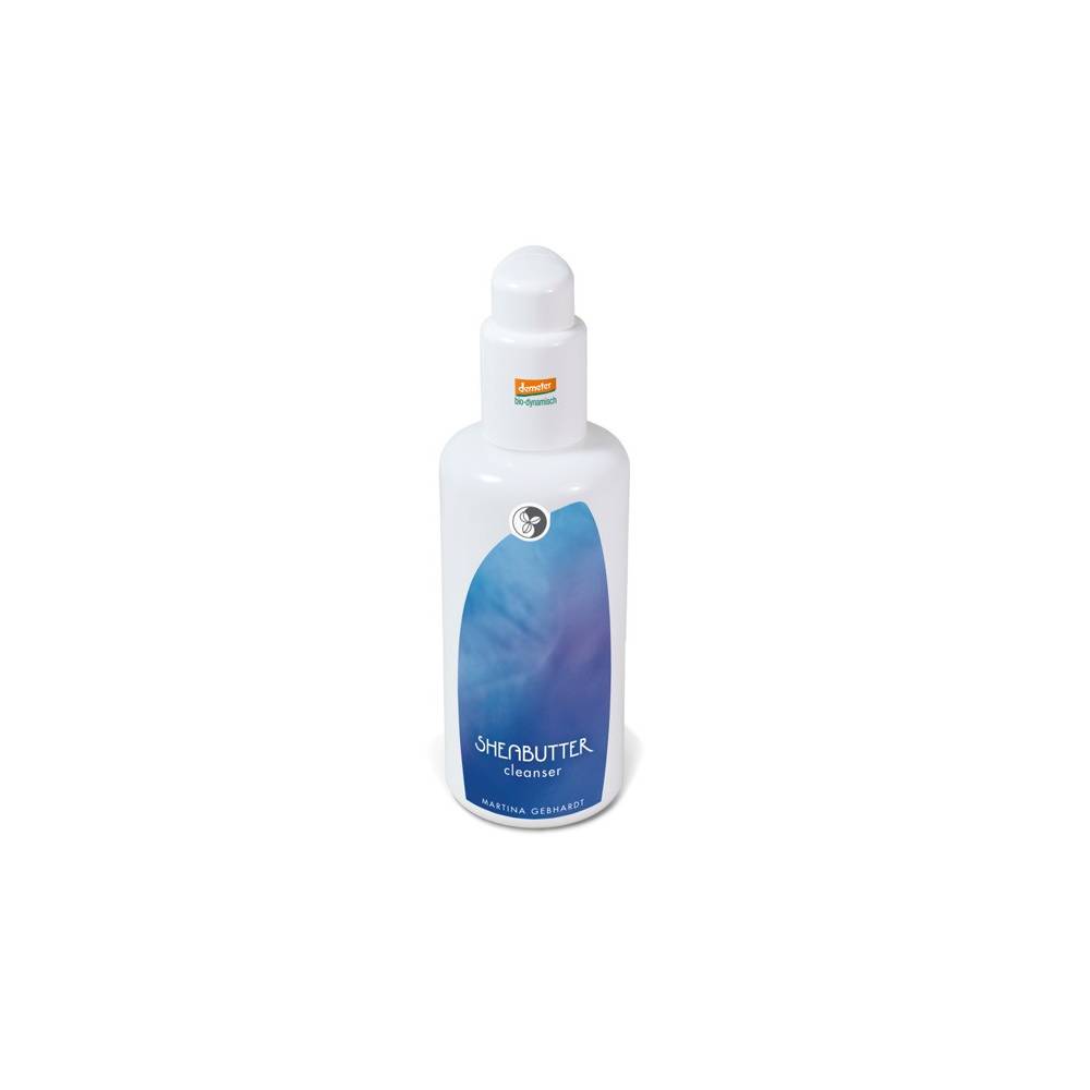 SHEABUTTER Mleczko oczyszczające do cery wrażliwej i alergicznej 150 ml Martina Gebhardt Naturkosmetik