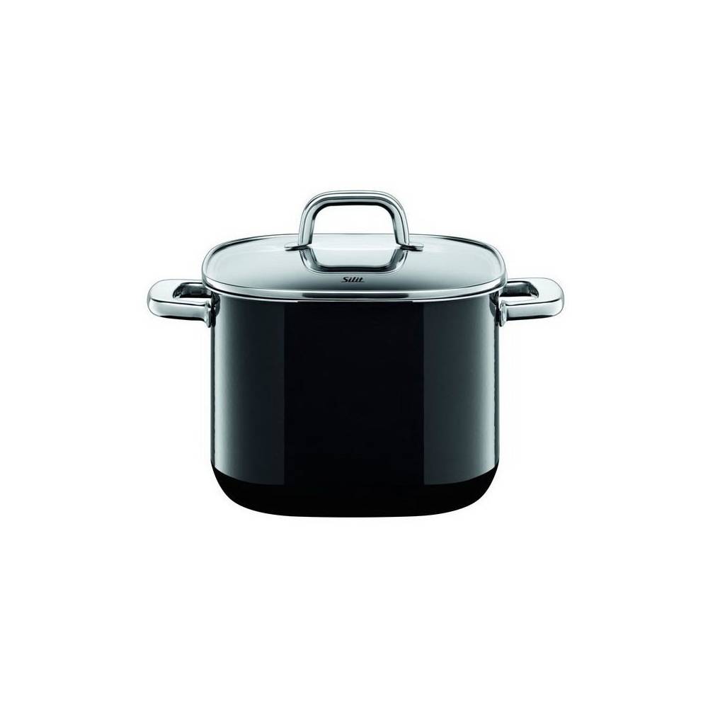 Garnek wysoki 3,7 Quadro Black 18 cm indukcja Silargan Silit