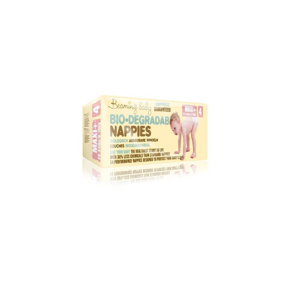 Pieluszki Maxi Plus 9 - 15 kg, 34 szt. Beaming Baby