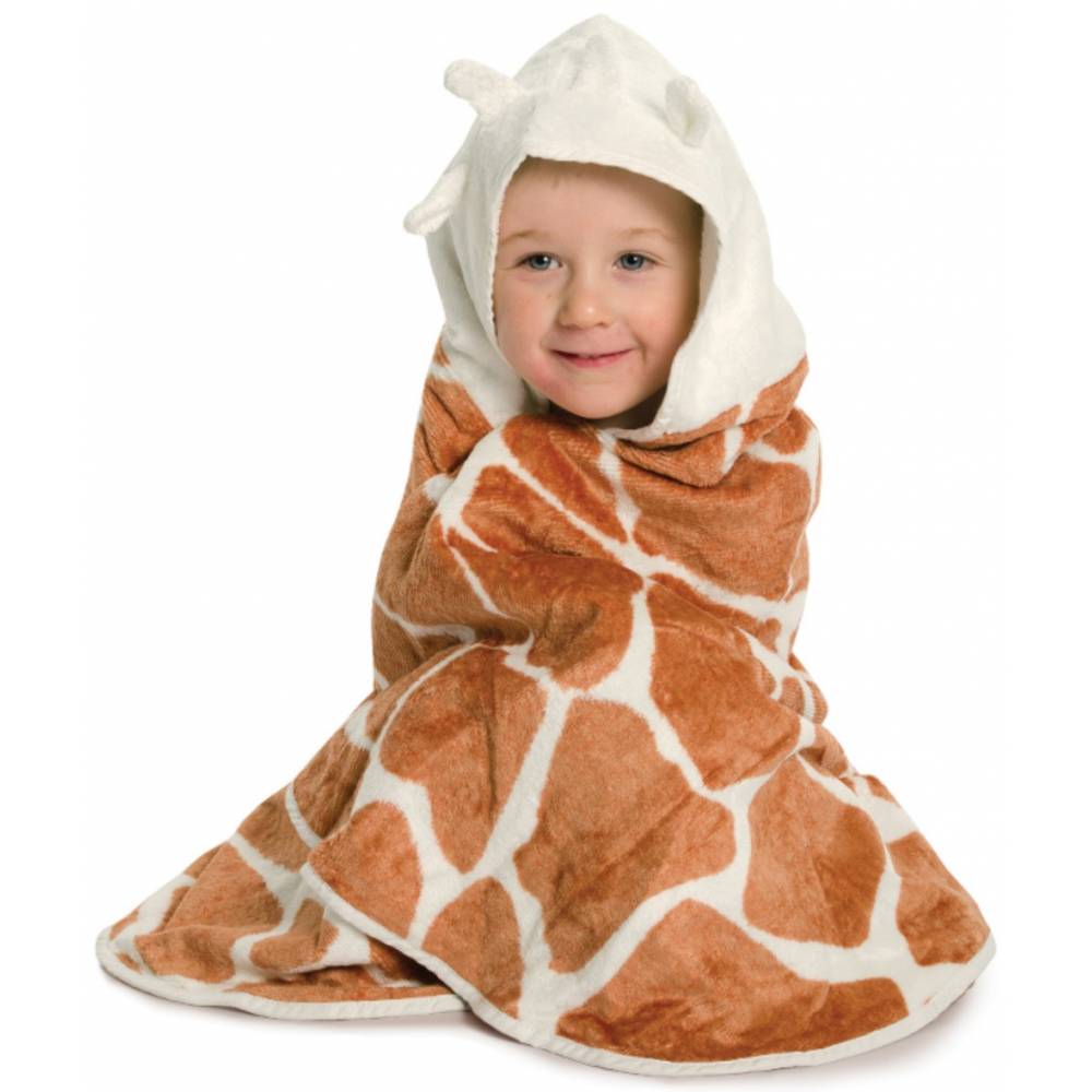 Dziecięcy Bambusowy Ręcznik, Żyrafka, Cuddlesafari Cuddledry