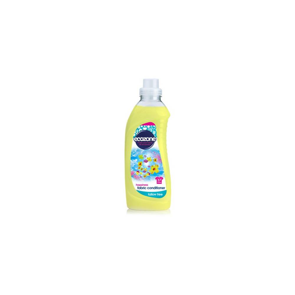 Ecozone, Płyn Zmiękczający do Tkanin Ecozone 1L, 37 prań, HAPPINESS