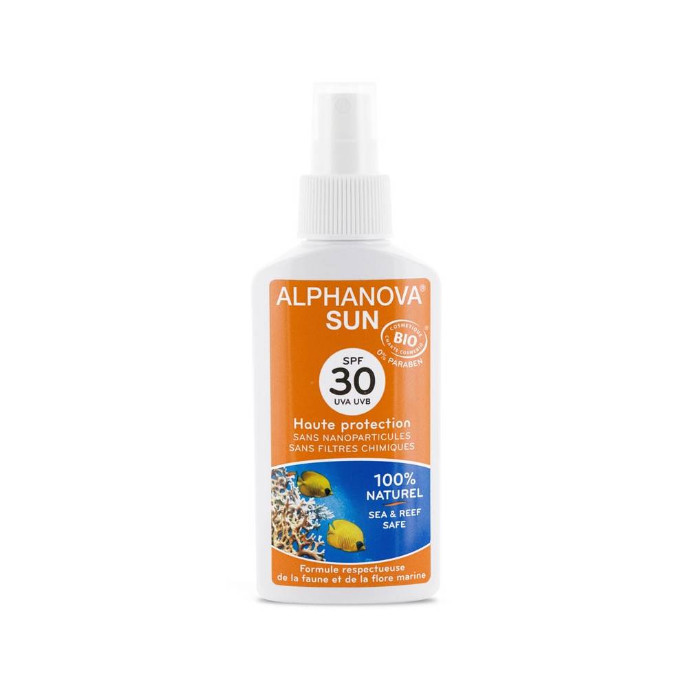 Bio Spray Przeciwsłoneczny, filtr SPF30 Alphanova Sun