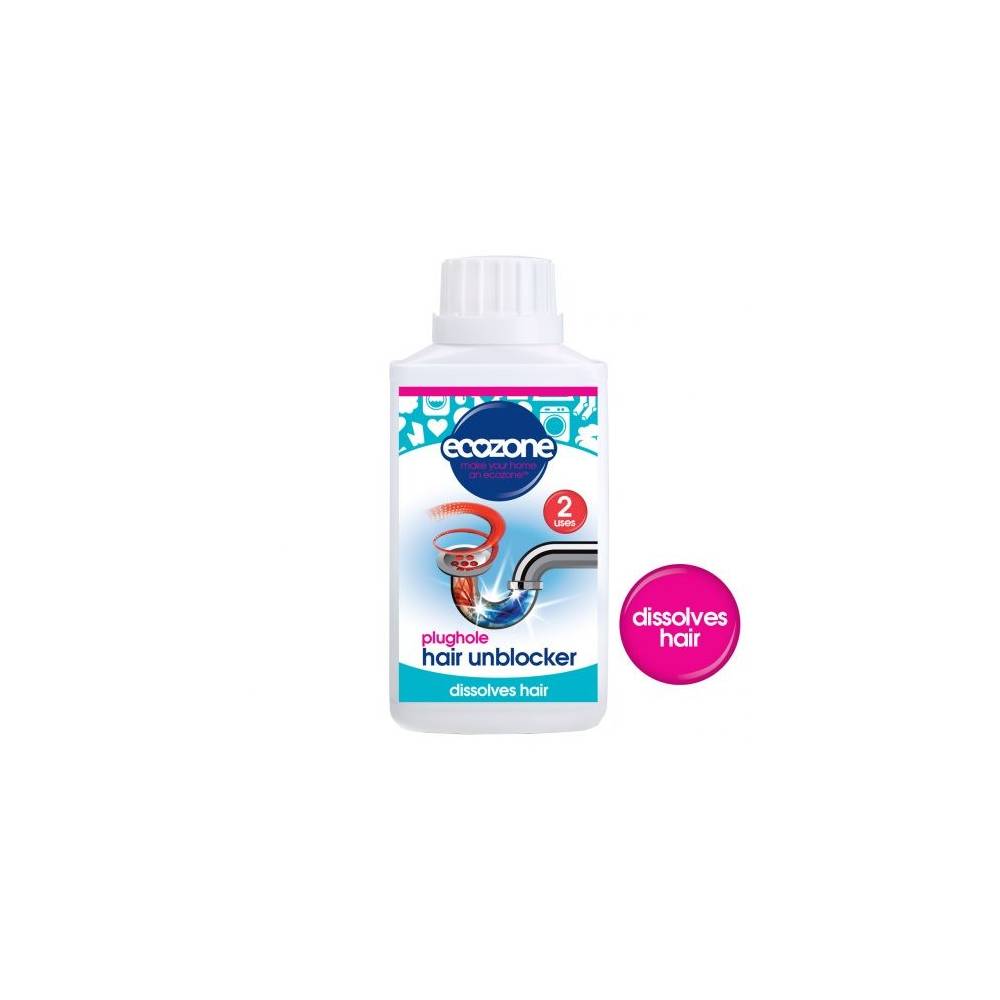 Płyn do udrażniania rur zatkanych włosami 250ml Ecozone
