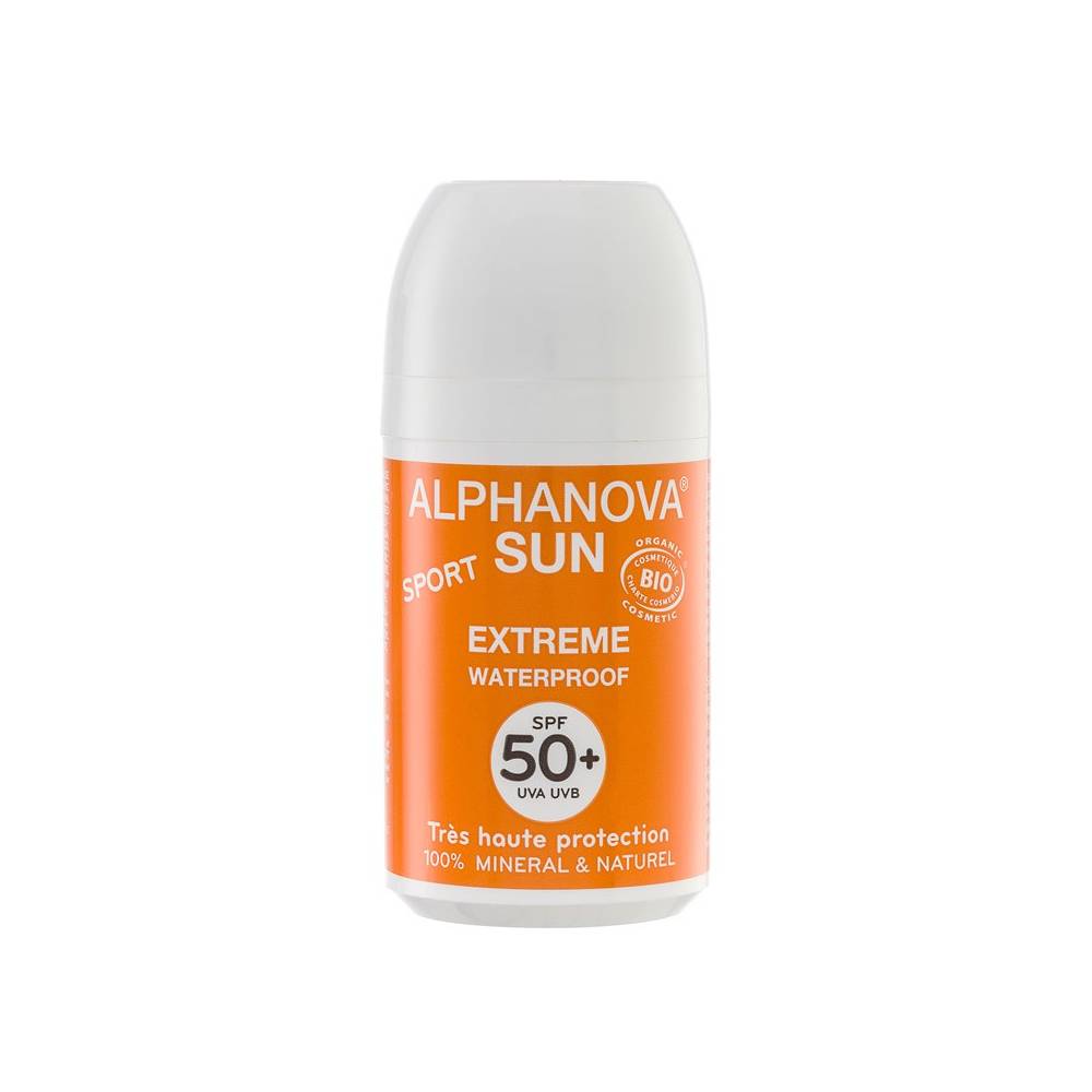 Bio Krem Przeciwsłoneczny w kulce, filtr SPF50+, EXTREME SPORT Alphanova Sun