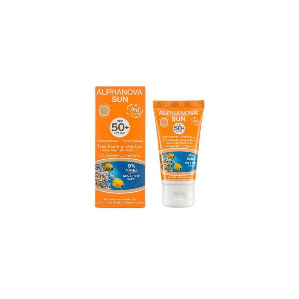 Bio Krem Przeciwsłoneczny, filtr SPF50+ BB Alphanova Sun