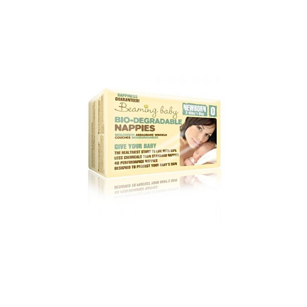 Pieluszki NEWBORN, 1-3kg, 40 sztuk Beaming Baby