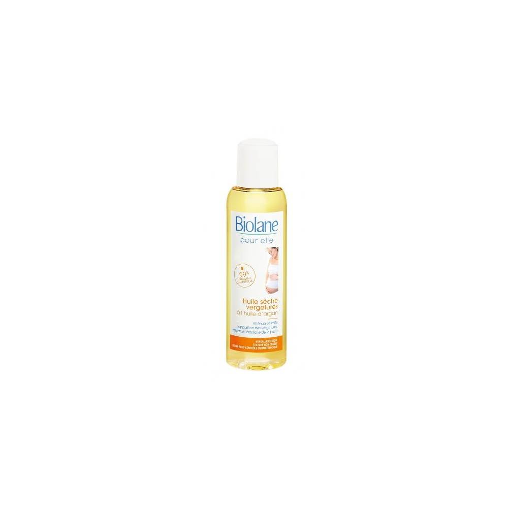 Naturalny olejek arganowy przeciw rozstępom dla kobiet w ciąży, 125ml BIOLANE MUM
