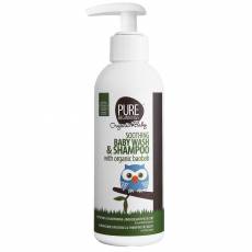 Łagodzący Żel do Mycia Ciała i Szampon 2w1 z Organicznym Olejem z Baobabu, 200ml- Pure Beginnings Organic Baby