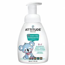 3 w 1 dla dzieci płyn do mycia szampon odżywka Gruszkowy Nektar (Pear Nectar) 300 ml- Attitude