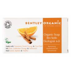 ODŻYWIAJĄCE Mydło z Cynamonem, Słodką Pomarańczą i Goździkami Bentley Organic