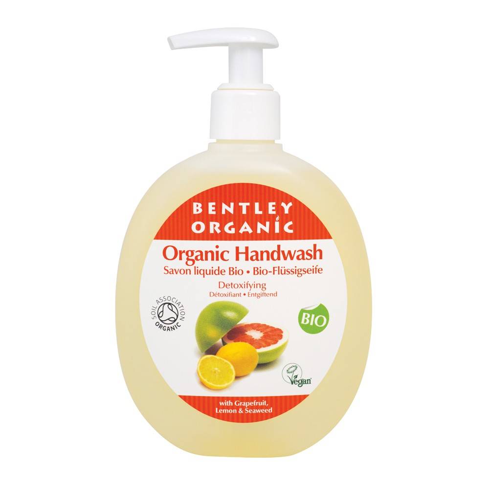 DETOKSYKUJĄCE Mydło w Płynie z Grejpfrutem, Cytryną i Wodorostami Bentley Organic