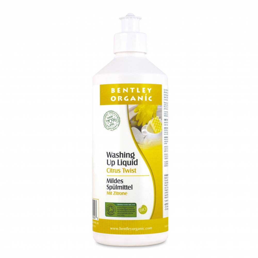 Łagodny Płyn do Mycia Naczyń, 100% Naturalny, 75% Organiczny Bentley Organic