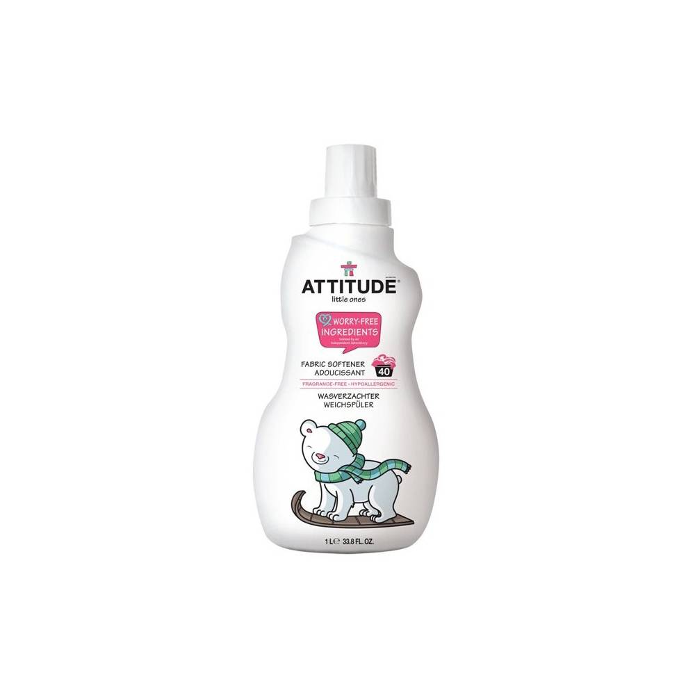 Płyn do płukania ubranek dziecięcych Bezzapachowy (fragrance free) 40 płukań - 1000- Attitude ml