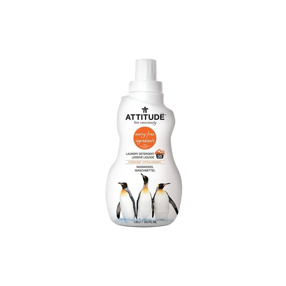 Płyn do prania Skórka Cytrynowa (Citrus Zest) 35 prań - 1050 ml- Attitude
