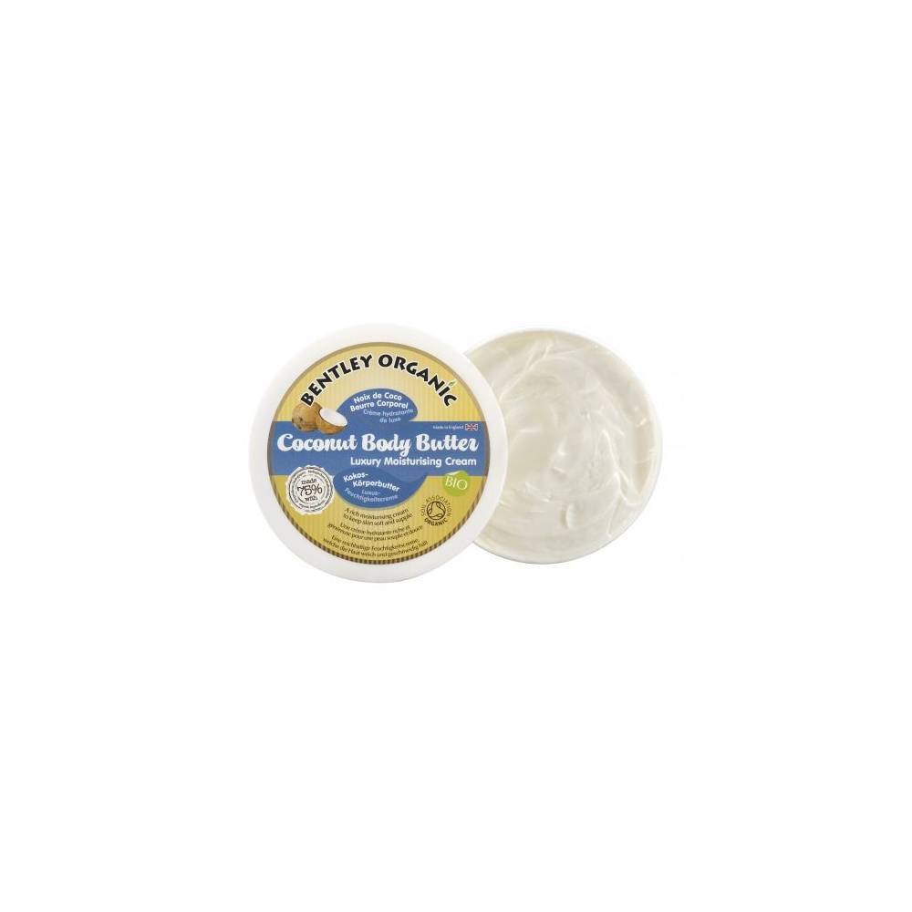 ORGANICZNE masło kokosowe do ciała, Bentley Organic, 200g