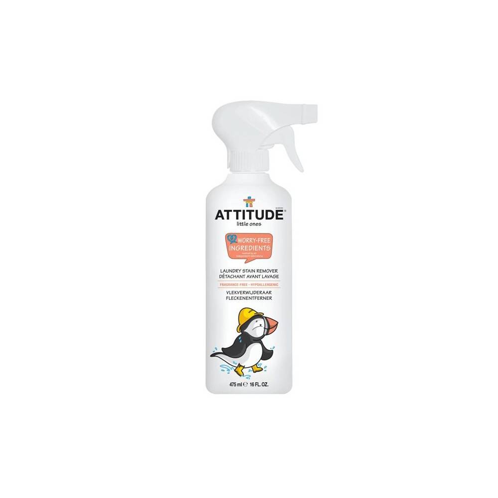 Spray do usuwania uporczywych plam z dziecięcych ubranek Bezzapachowy (fragrance free) 475 ml- Attitude