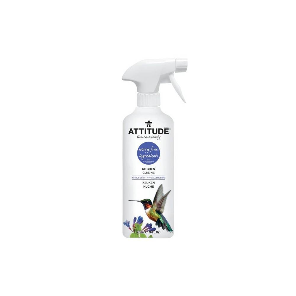 Płyn w sprayu do czyszczenia kuchni Skórka Cytrynowa (Citrus Zest) 475 ml- Attitude