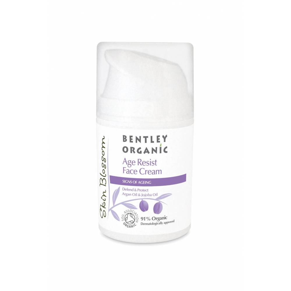 Skin Blossom, Age Resist Krem przeciwzmarszczkowy, 50 ml Bentley Organic