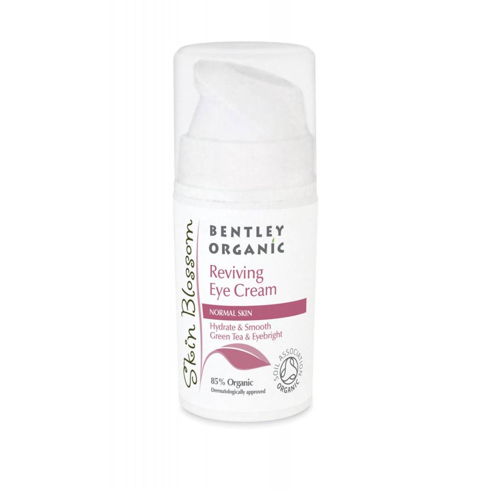 Skin Blossom, Rozświetlający krem pod oczy, 15 ml Bentley Organic