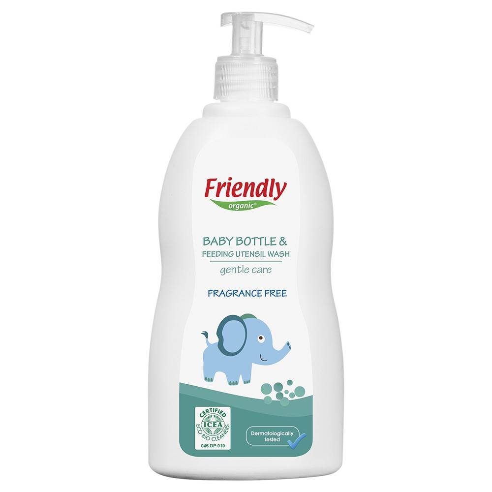 Płyn do mycia butelek dziecięcych, bezzapachowy, 500ml Dispenser- Friendly Organic