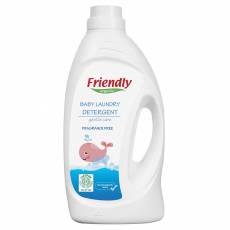 Płyn do prania ubranek dziecięcych, bezzapachowy 1L, 20 prań- Friendly Organic