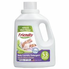 Płyn do prania ubranek dziecięcych, lawendowy, 1567 ml, 53 prania- Friendly Organic