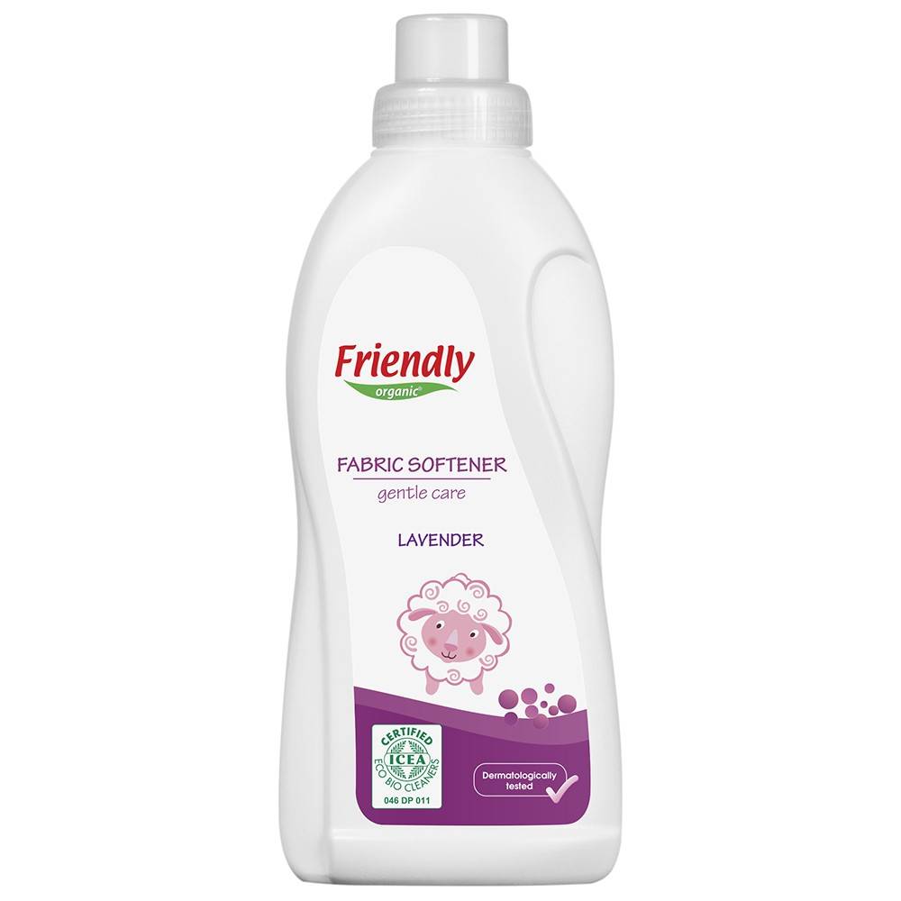 Płyn do płukania tkanin, lawenda, 750 ml- Friendly Organic