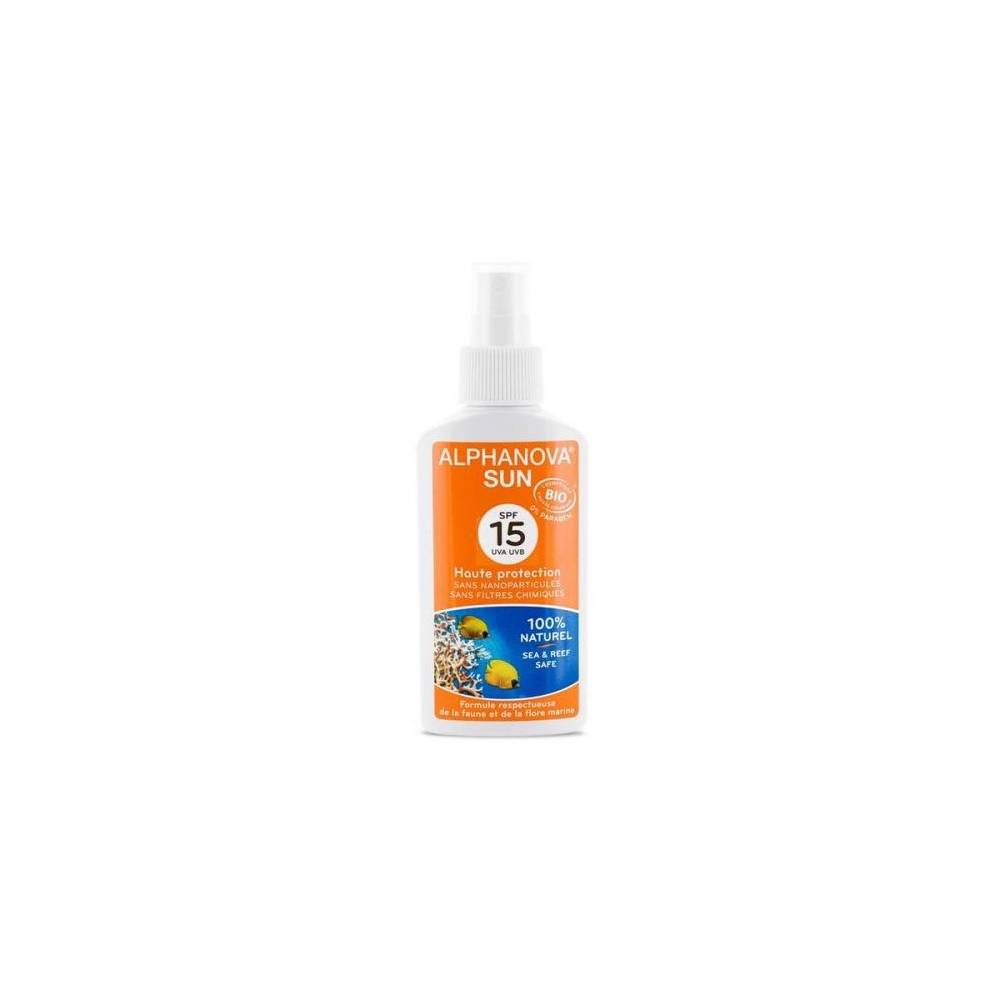 Bio Spray Przeciwsłoneczny, filtr SPF15 Alphanova Sun
