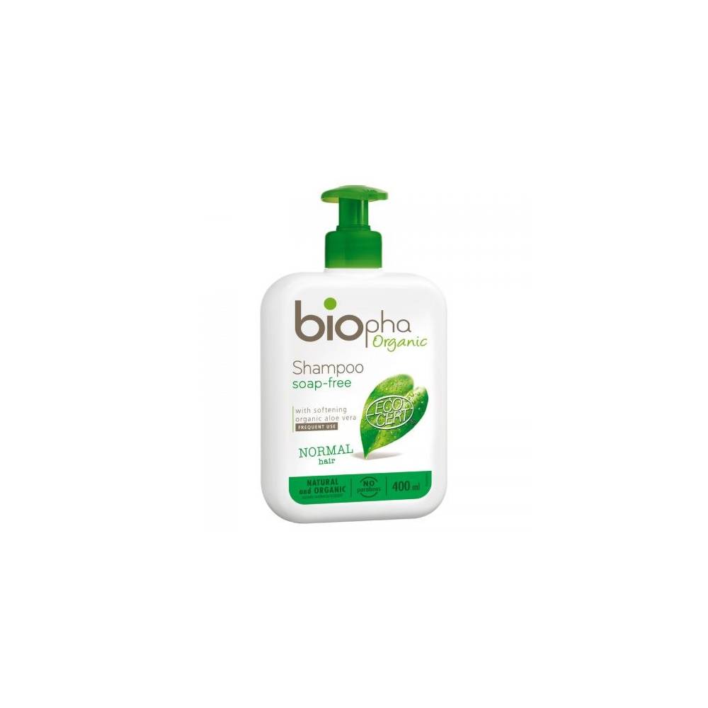 Szampon do włosów normalnych z ALOE VERA i INULINĄ butelka z pompką 400 ml BIOpha