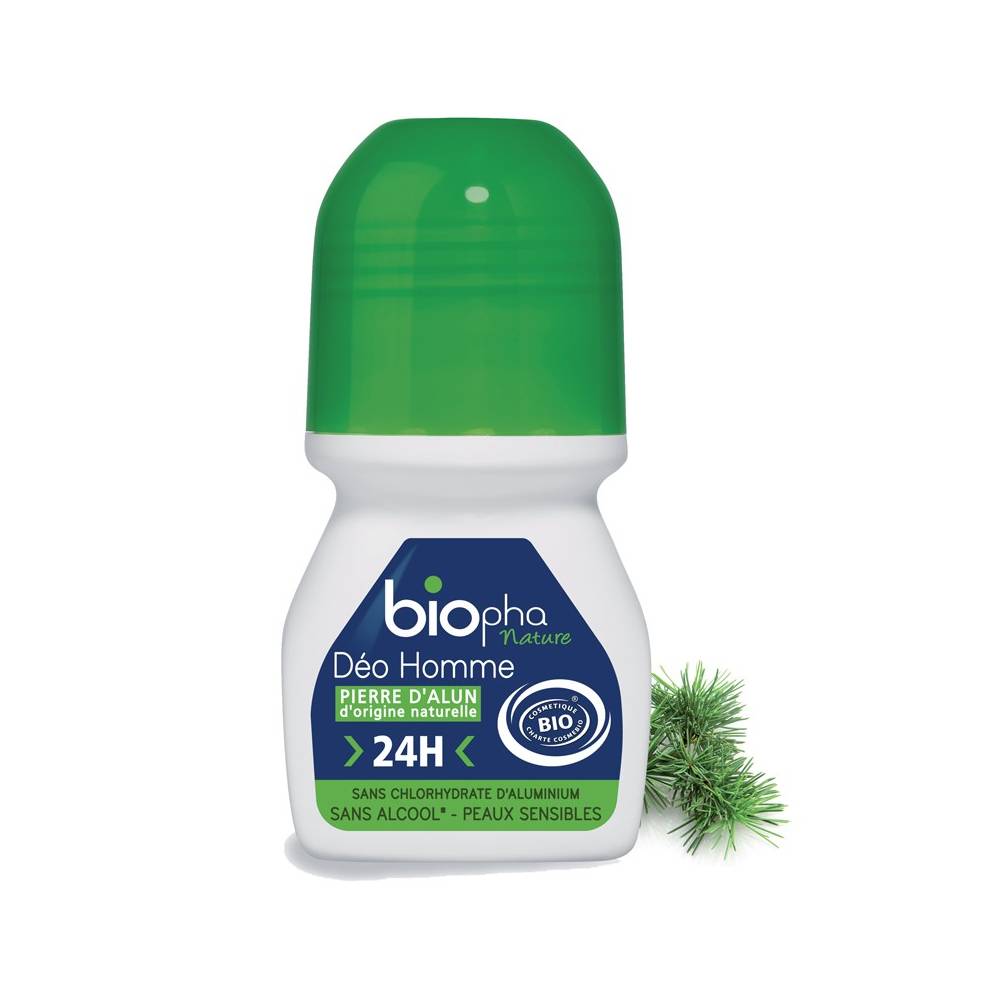 Dezodorant ałunowy dla mężczyzn Sosna, 50 ml BIOpha