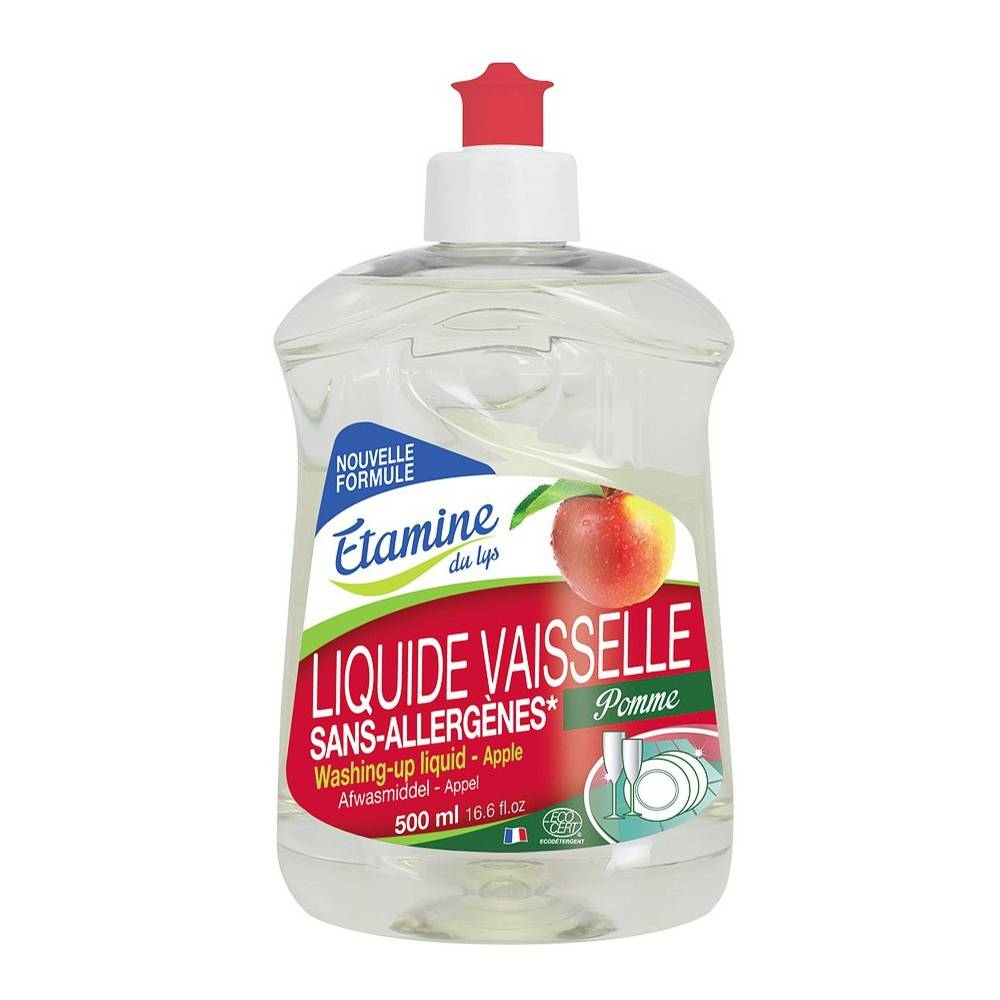 Płyn do mycia naczyń organiczne jabłko, 500 ml-Etamine du Lys