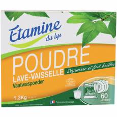 Proszek do zmywarki bezzapachowy, 1,3 kg- Etamine du Lys