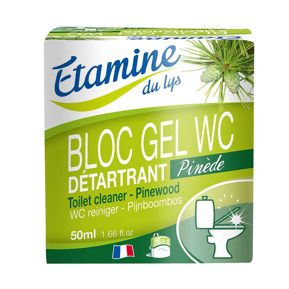 Wkłady wymienne do zawieszki do WC z żelem oczyszczającym sosna i eukaliptus, 2 x 50 ml- Etamine du Lys
