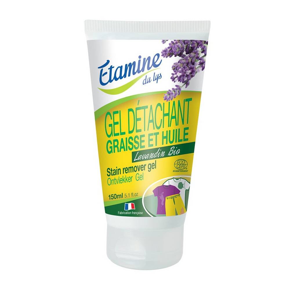 Żel do usuwania trudnych i tłustych plam do tkanin białych i kolorowych, 150 ml- Etamine du Lys