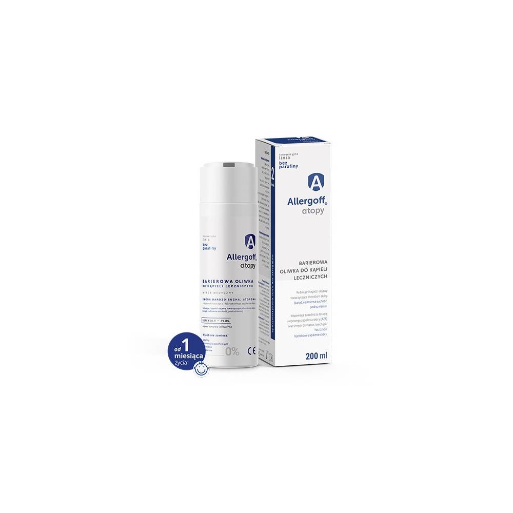 Allergoff atopy Barierowa oliwka do kąpieli leczniczych 200 ml