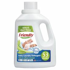 Płyn do prania ubranek dziecięcych, bezzapachowy, 1567 ml, 53 prania- Friendly Organic