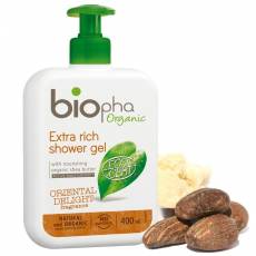 Żel pod prysznic ORIENTAL z masłem Karite, butelka z pompką 400ml BIOpha