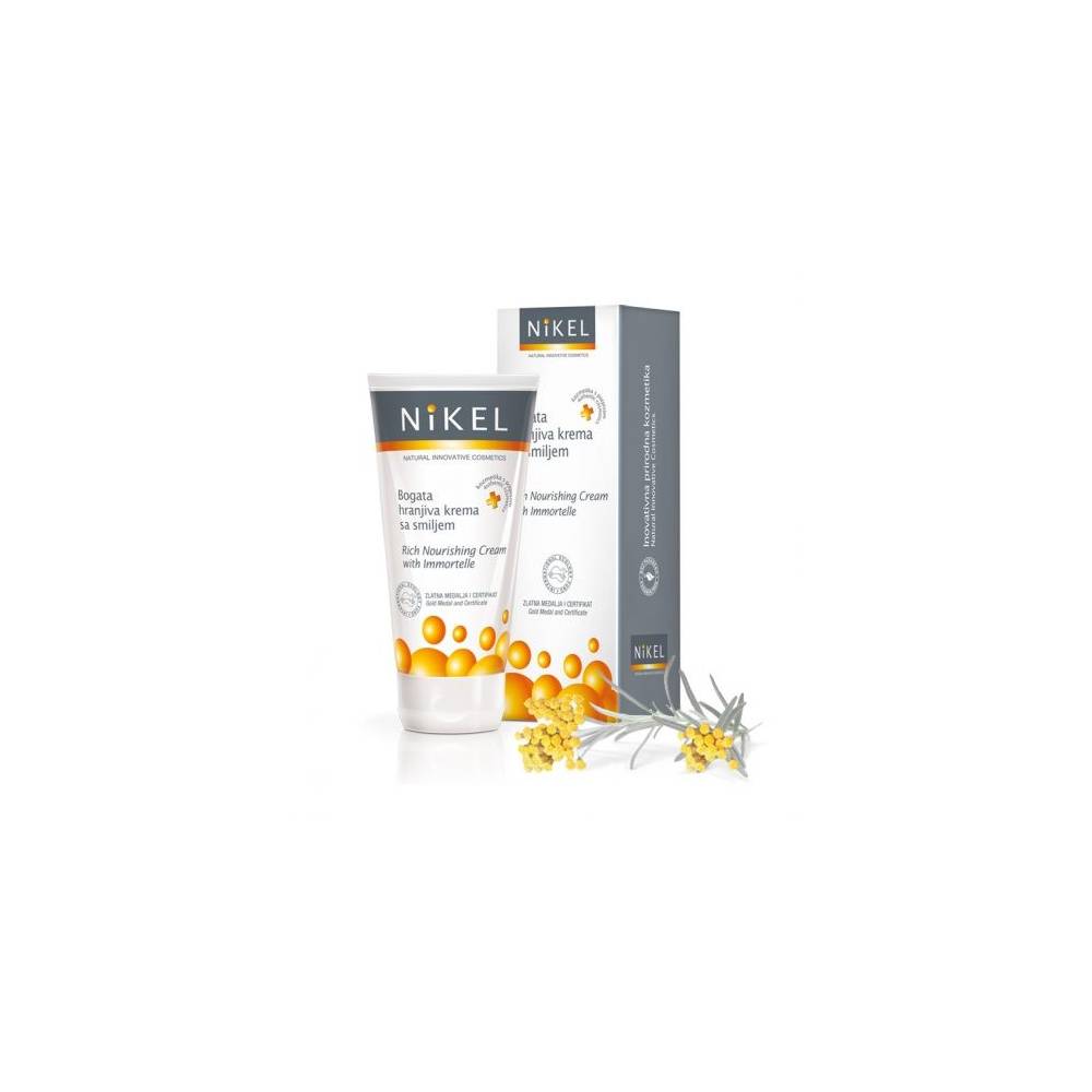 Bogaty krem odżywczy z wyciągiem z kwiatu Immortelle, 50 ml, NIKEL