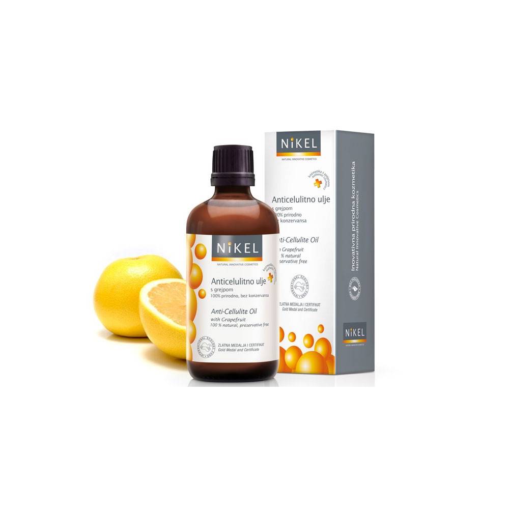 Olejek z pestek Grejpfruta Antycellulitowy, 100% naturalny, 100 ml, NIKEL