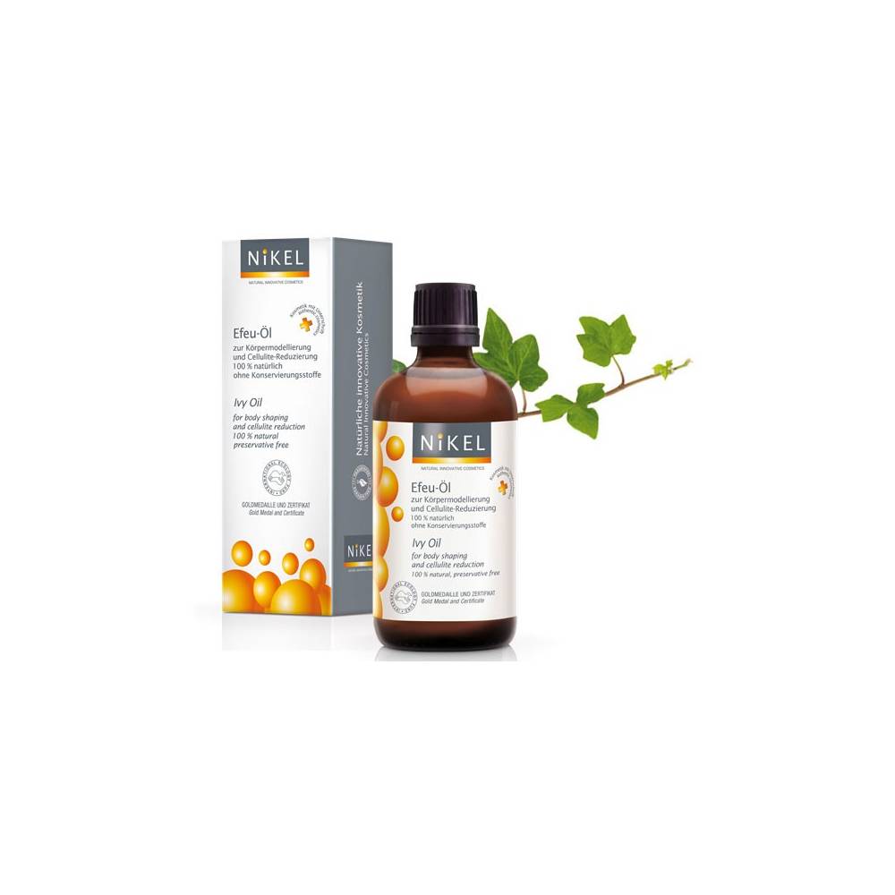 Olejek z liści Bluszczu antycellulitowy i liftingujący 100% naturalny, 100 ml, NIKEL