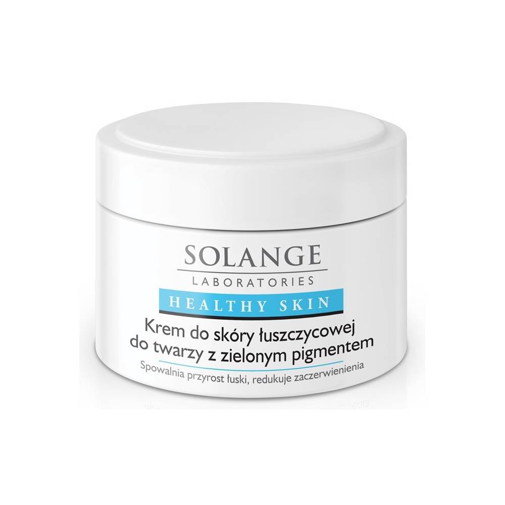 Krem do skóry łuszczycowej do twarzy z zielonym pigmentem, 50 ml, Solange Laboratories