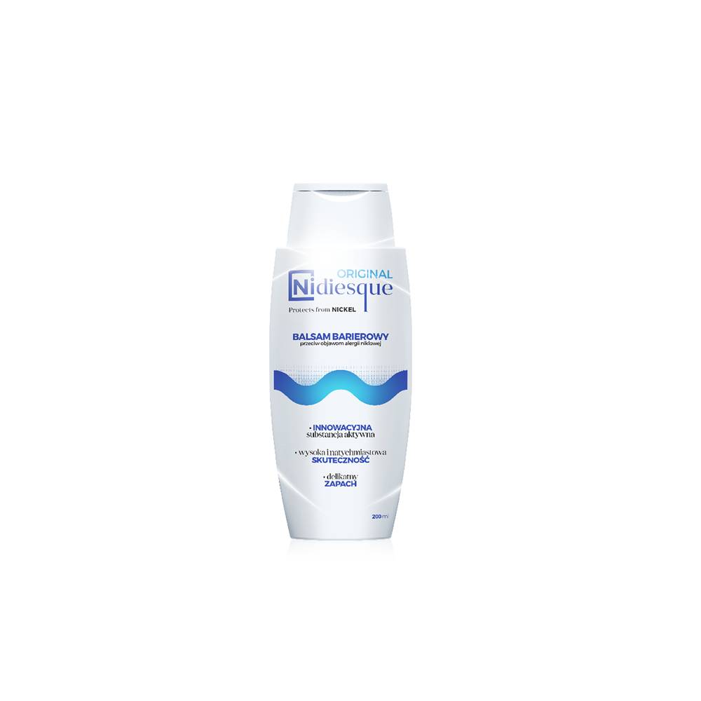 Balsam barierowy NIDIESQUE ORIGINAL przeciw objawom alergii niklowej, 200 ml KF Niccolum
